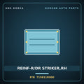 Genuine Mobis REINF-R/DR STRIKER,RH 715611R000 for Accent 2011 HNS Parts Korea