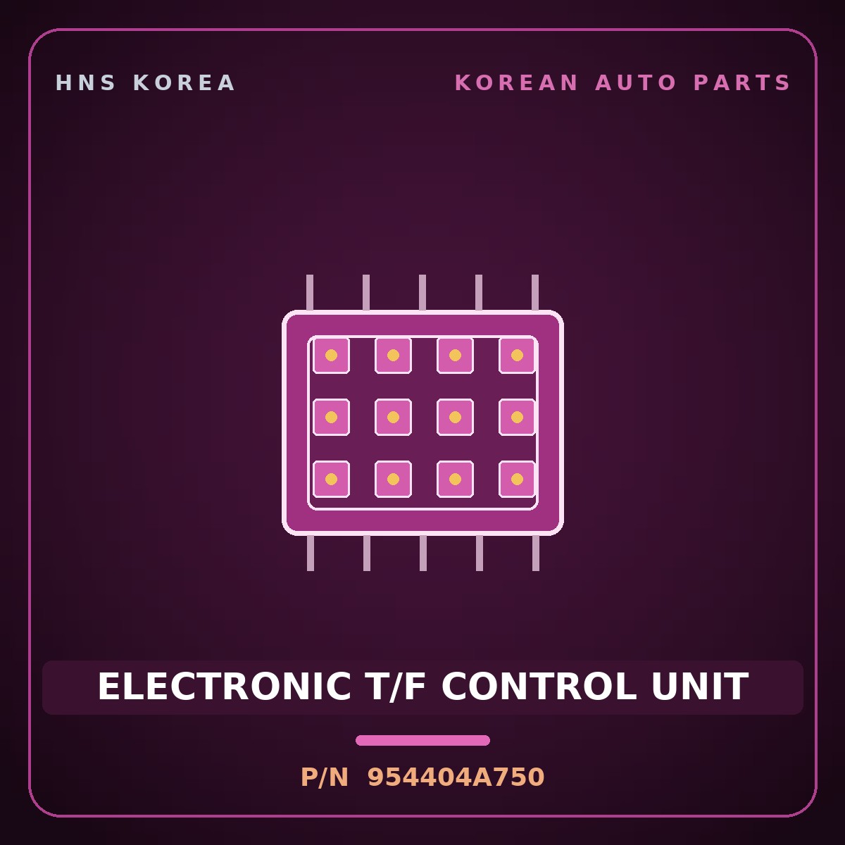 Genuine Mobis ELECTRONIC T/F CONTROL UNIT 954404A750 for Sorento 2002 HNS Parts Korea