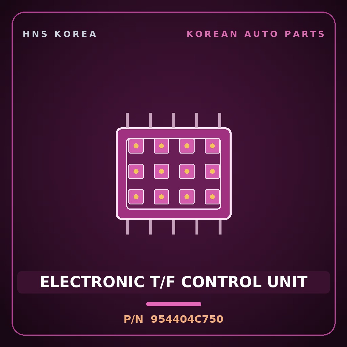 Genuine Mobis ELECTRONIC T/F CONTROL UNIT 954404C750 for Sorento 2006 HNS Parts Korea
