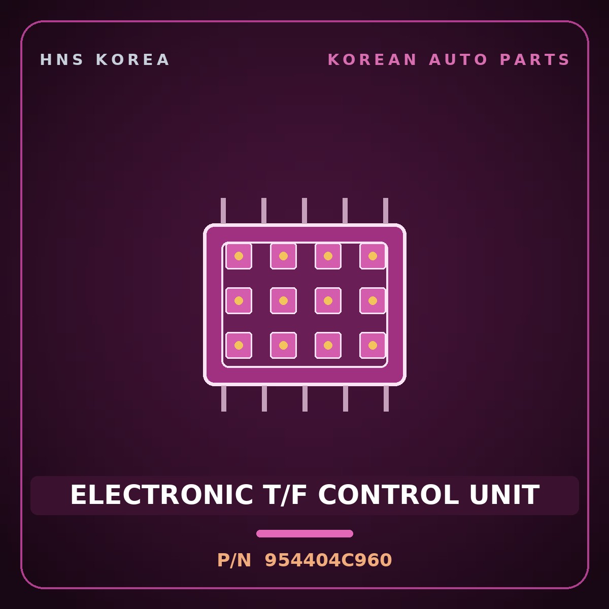 Genuine Mobis ELECTRONIC T/F CONTROL UNIT 954404C960 for Sorento 2006 HNS Parts Korea