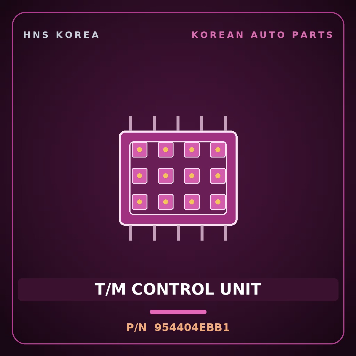 Genuine Mobis T/M CONTROL UNIT 954404EBB1 for Equus 2013 HNS Parts Korea