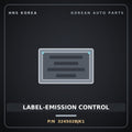 Genuine Mobis LABEL-EMISSION CONTROL 324502BJK1 for K5 2018 HNS Parts Korea