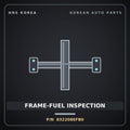 Genuine Mobis FRAME-FUEL INSPECTION 832208EFB0 for Universe 2019 HNS Parts Korea