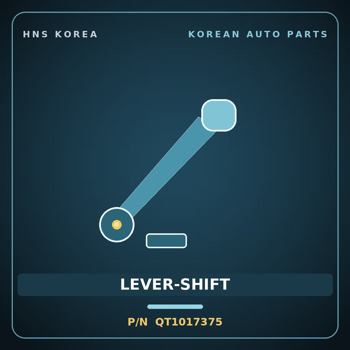 Genuine Mobis LEVER-SHIFT QT1017375 for Aero City 2008 HNS Parts Korea