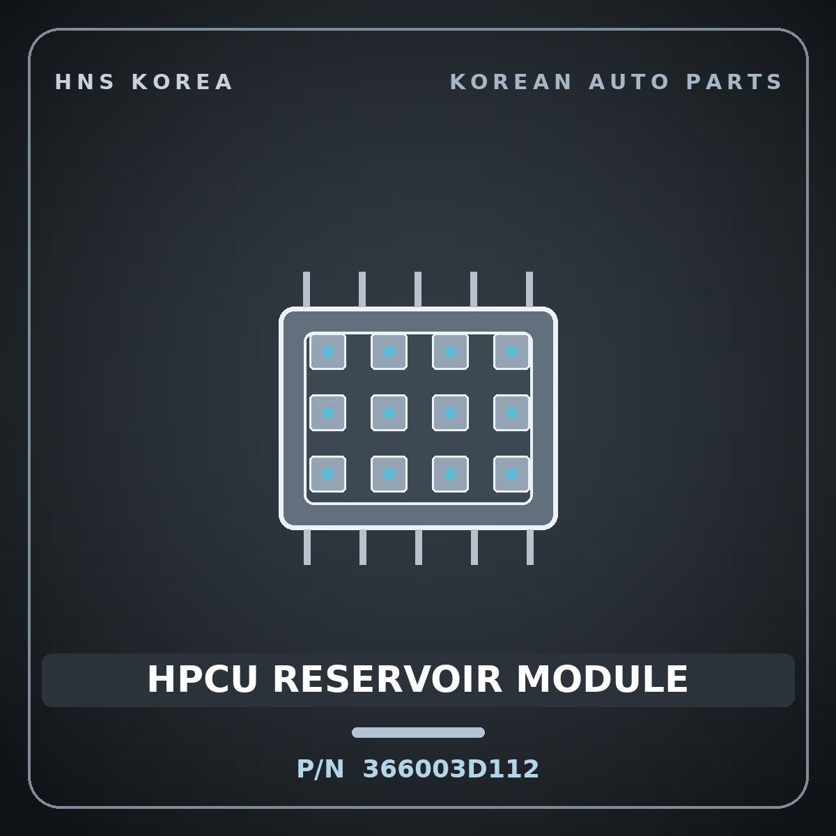 Genuine Mobis HPCU RESERVOIR MODULE 366003D112 for K5 2011 HNS Parts Korea