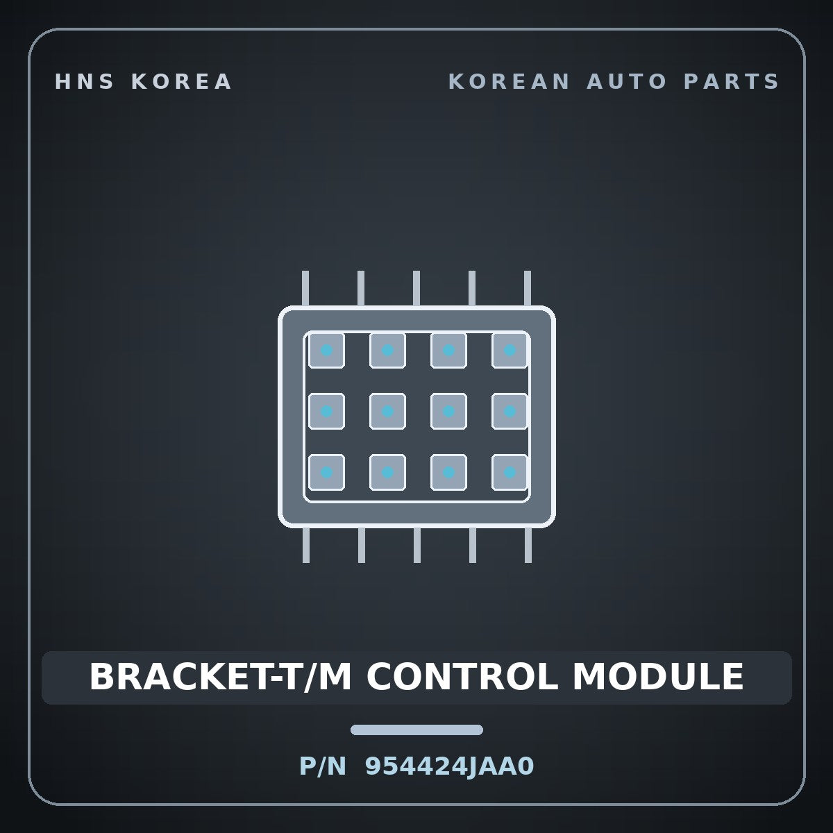 Genuine Mobis BRACKET-T/M CONTROL MODULE 954424JAA0 for Genesis GV80 2020 HNS Parts Korea