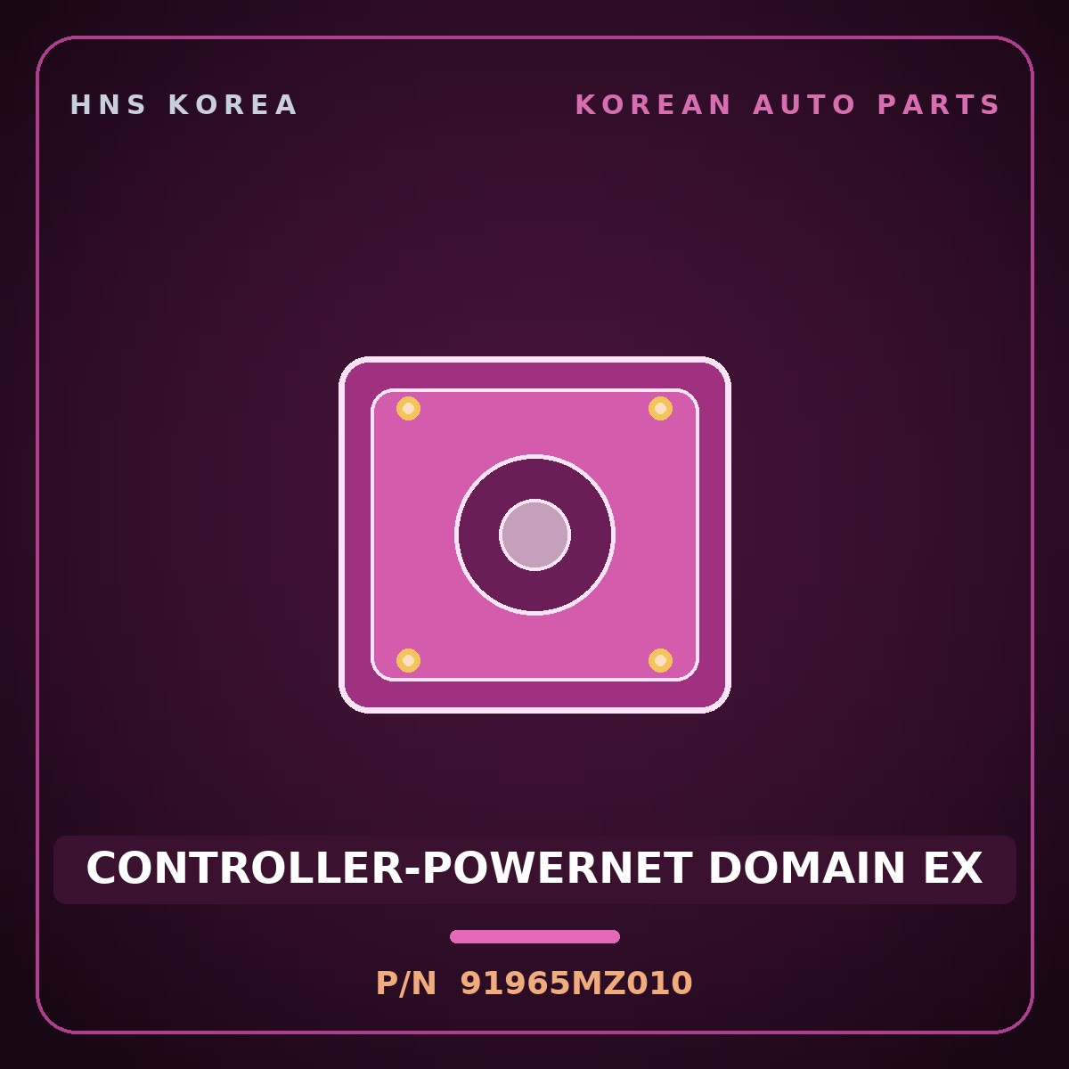 Genuine Mobis CONTROLLER-POWERNET DOMAIN EX 91965MZ010 for Staria 2026 HNS Parts Korea