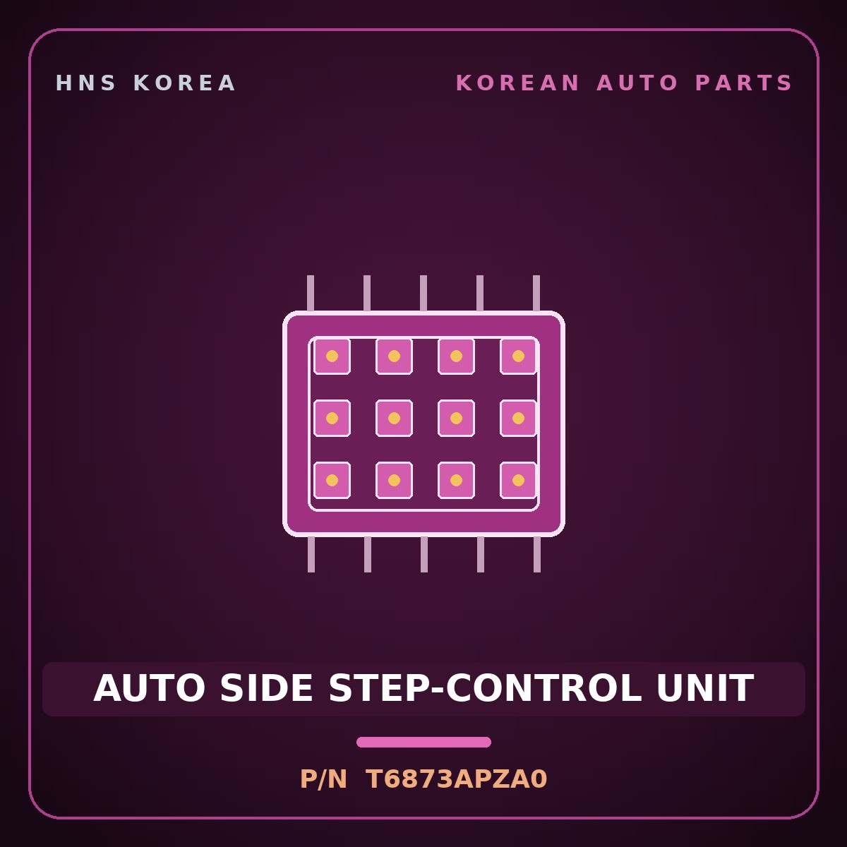 Genuine Mobis AUTO SIDE STEP-CONTROL UNIT T6873APZA0 for Genesis GV80 2020 HNS Parts Korea