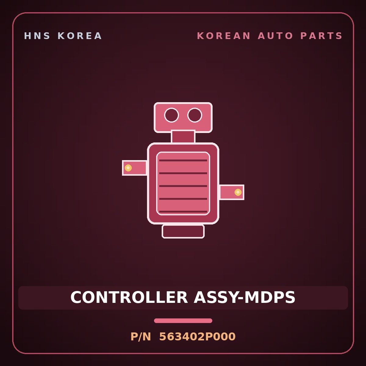 Genuine Mobis CONTROLLER ASSY-MDPS 563402P000 for Sorento 2012 HNS Parts Korea