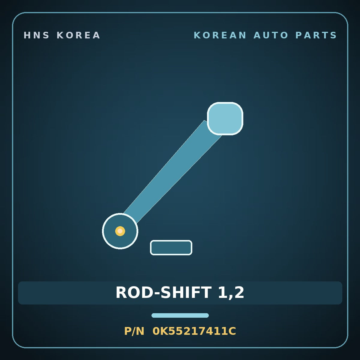 Genuine Mobis ROD-SHIFT 1,2 0K55217411C for Carnival 1998 HNS Parts Korea