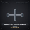 Genuine Mobis FRAME-FUEL INSPECTION LID 832615A101 for County 2004 HNS Parts Korea