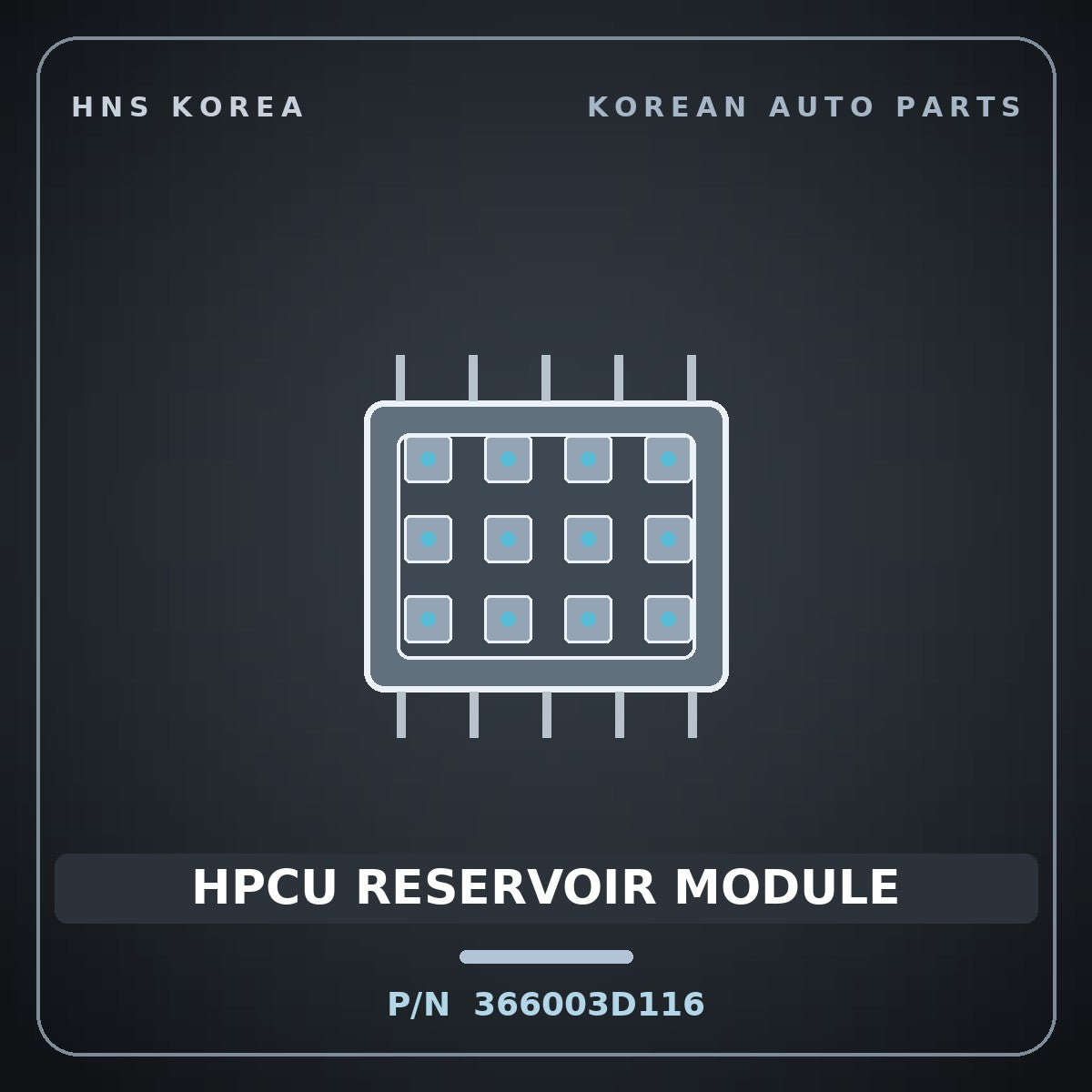 Genuine Mobis HPCU RESERVOIR MODULE 366003D116 for K5 2014 HNS Parts Korea