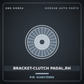 Genuine Mobis BRACKET-CLUTCH PADAL,RH 414617D002 for 11-Ton Truck 1997 HNS Parts Korea