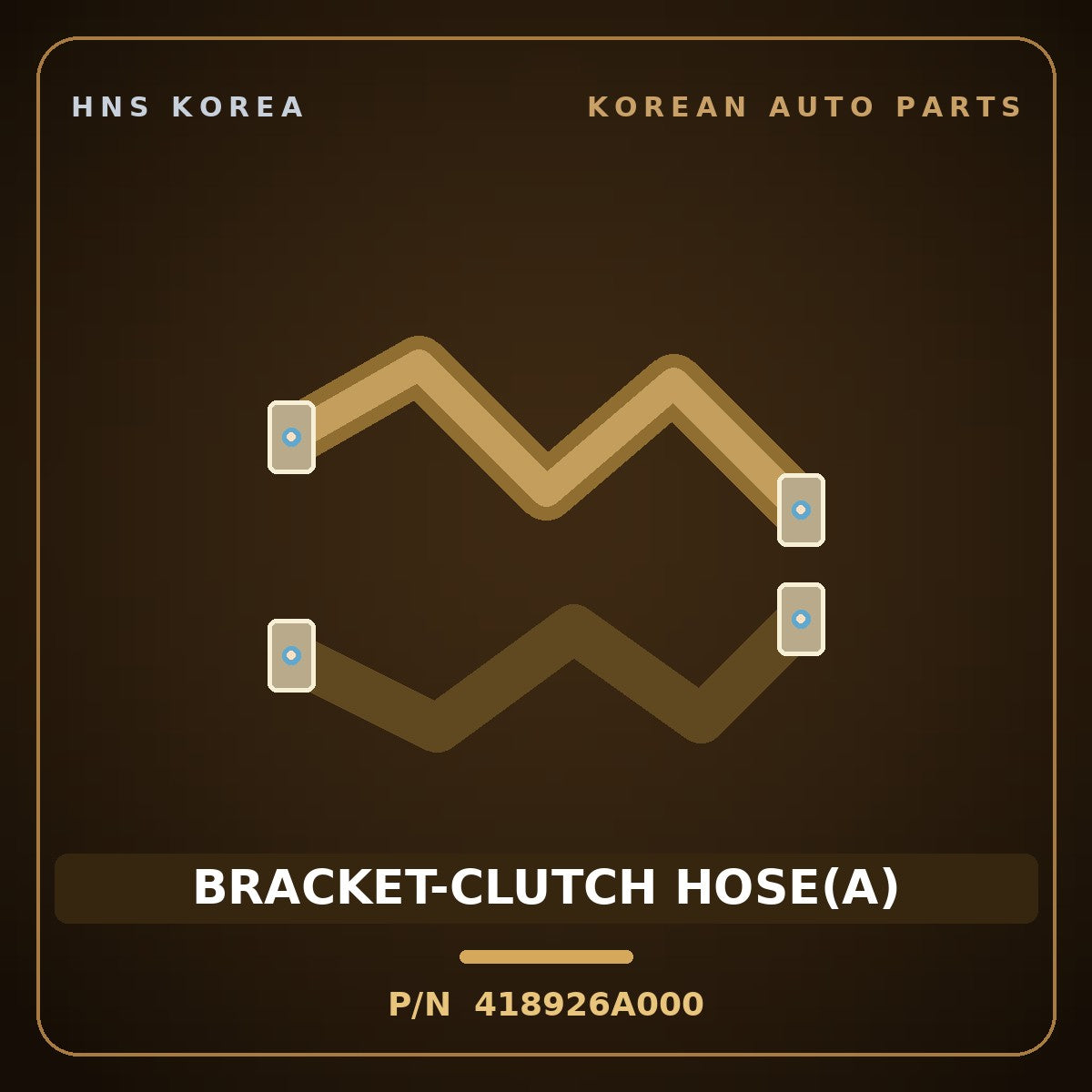 Genuine Mobis BRACKET-CLUTCH HOSE(A) 418926A000 for 5-Ton Truck 1997 HNS Parts Korea