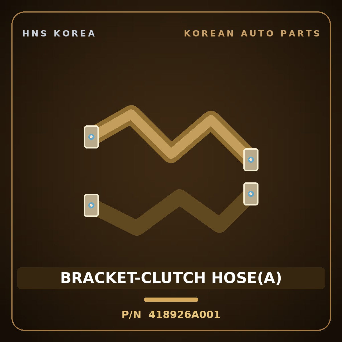 Genuine Mobis BRACKET-CLUTCH HOSE(A) 418926A001 for 5-Ton Truck 1997 HNS Parts Korea