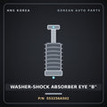 Genuine Mobis WASHER-SHOCK ABSORBER EYE "B" 553256A502 for 5-Ton Truck 1997 HNS Parts Korea