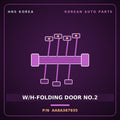 Genuine Mobis W/H-FOLDING DOOR NO.2 AA8A367935 for Power Combi 1998 HNS Parts Korea