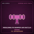 Genuine Mobis MOULDING-FR BUMPER AIR DUCT,LH 86593JD000EBR for Ioniq 6 2026 HNS Parts Korea