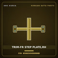 Genuine Mobis TRIM-FR STEP PLATE,RH 85883XH000NNB for Nexo 2025 HNS Parts Korea