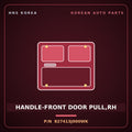 Genuine Mobis HANDLE-FRONT DOOR PULL,RH 827413J000WK for Veracruz 2006 HNS Parts Korea