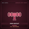 Genuine Mobis PIPE-OUTLET 25837M5000 for Nexo 2018 HNS Parts Korea