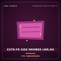 Genuine Mobis EXTN-FR SIDE MEMBER LWR,RH 64662DO000 for IONIQ 2024 HNS Parts Korea