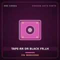 Genuine Mobis TAPE-RR DR BLACK FR,LH 8638102000 for Atos 1998 HNS Parts Korea