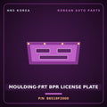 Genuine Mobis MOULDING-FRT BPR LICENSE PLATE 86519F2000 for Elantra 2016 HNS Parts Korea