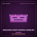 Genuine Mobis MOULDING-FRONT BUMPER LOWER,RH 86596P6200TM5 for Santa Fe 2024 HNS Parts Korea