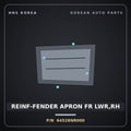 Genuine Mobis REINF-FENDER APRON FR LWR,RH 64528NR000 for Tucson 2026 HNS Parts Korea