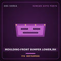 Genuine Mobis MOULDING-FRONT BUMPER LOWER,RH 865763M500 for Genesis 2007 HNS Parts Korea