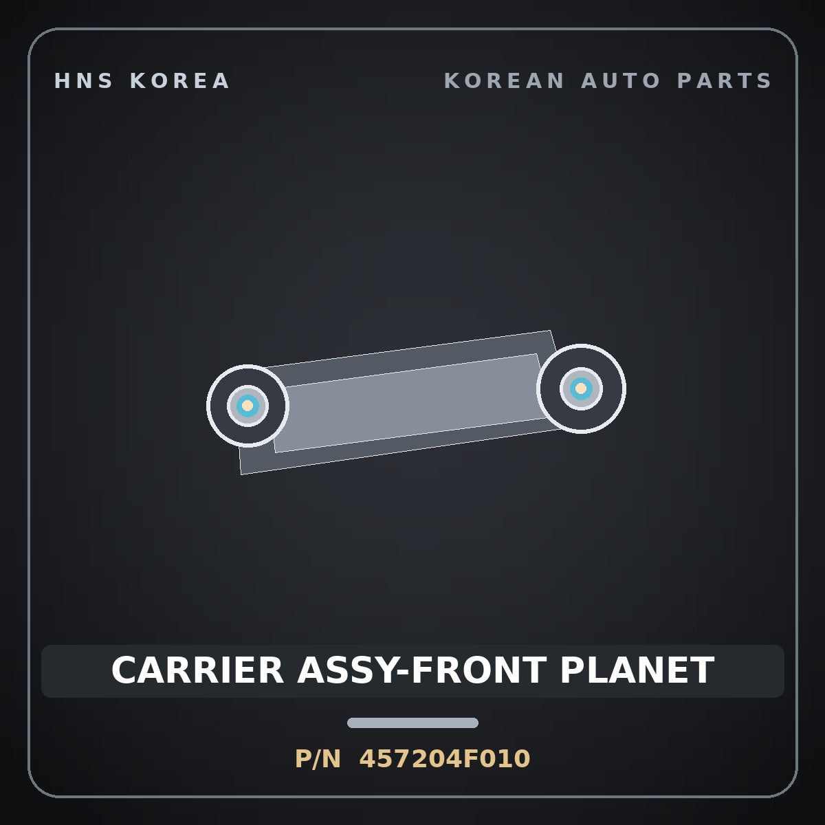 Genuine Mobis CARRIER ASSY-FRONT PLANET 457204F010 for Equus 2007 HNS Parts Korea