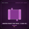 Genuine Mobis HEATER-FRONT SEAT BACK - 8.84E+05  for Tucson 2006 HNS Parts Korea