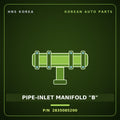 Genuine Mobis PIPE-INLET MANIFOLD "B" 2835085200 for Aero City 2008 HNS Parts Korea