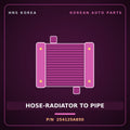 Genuine Mobis HOSE-RADIATOR TO PIPE 254125A850 for County 2004 HNS Parts Korea