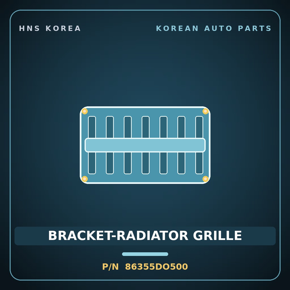Genuine Mobis BRACKET-RADIATOR GRILLE 86355DO500 for EV9 2023 HNS Parts Korea