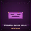 Genuine Mobis BRACKET-RR BUMPER SIDE,RH 866163V000 for Grandeur 2011 HNS Parts Korea