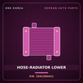Genuine Mobis HOSE-RADIATOR LOWER 254135H411 for Mighty 1998 HNS Parts Korea