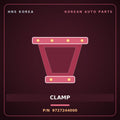 Genuine Mobis CLAMP 9727244000 for Grace 1995 HNS Parts Korea