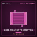 Genuine Mobis HOSE-RADIATOR TO RESERVOIR 254435H101 for Mighty 1998 HNS Parts Korea