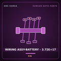 Genuine Mobis WIRING ASSY-BATTERY - 3.72E+17  for Sorento 2002 HNS Parts Korea
