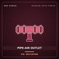 Genuine Mobis PIPE-AIR OUTLET 3813187000 for Mega Truck 2004 HNS Parts Korea