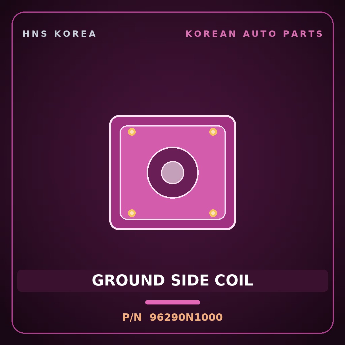 Genuine Mobis GROUND SIDE COIL 96290N1000 for Grandeur 2023 HNS Parts Korea