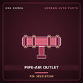Genuine Mobis PIPE-AIR OUTLET 3813187100 for Mega Truck 2004 HNS Parts Korea