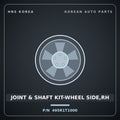 Genuine Mobis JOINT & SHAFT KIT-WHEEL SIDE,RH 495R1T1000 for G80 2020 HNS Parts Korea