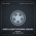 Genuine Mobis JOINT & SHAFT KIT-WHEEL SIDE,RH 495R1T1100 for G80 2020 HNS Parts Korea