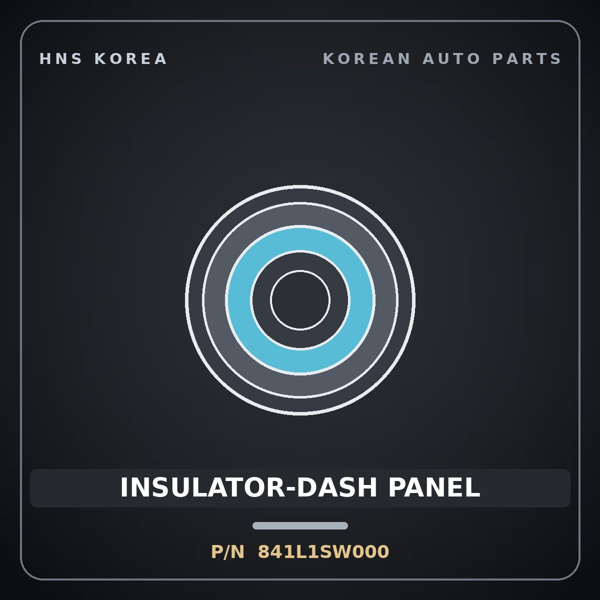 Genuine Mobis INSULATOR-DASH PANEL 841L1SW000 for PV5 2026 HNS Parts Korea