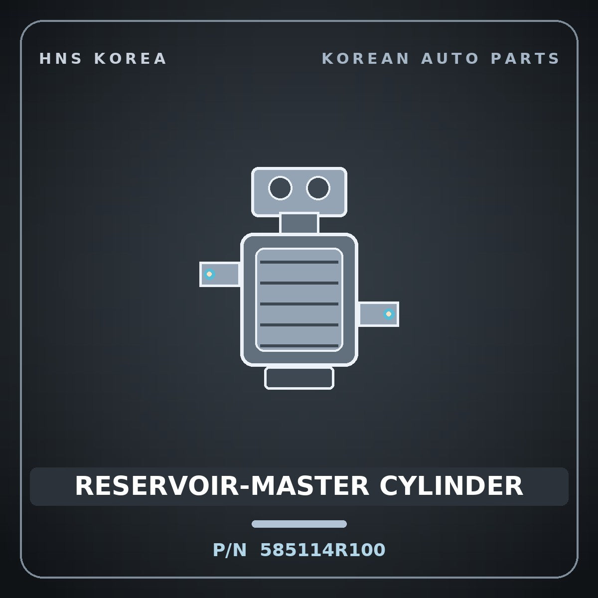 Genuine Mobis RESERVOIR-MASTER CYLINDER 585114R100 for BlueOn 2011 HNS Parts Korea