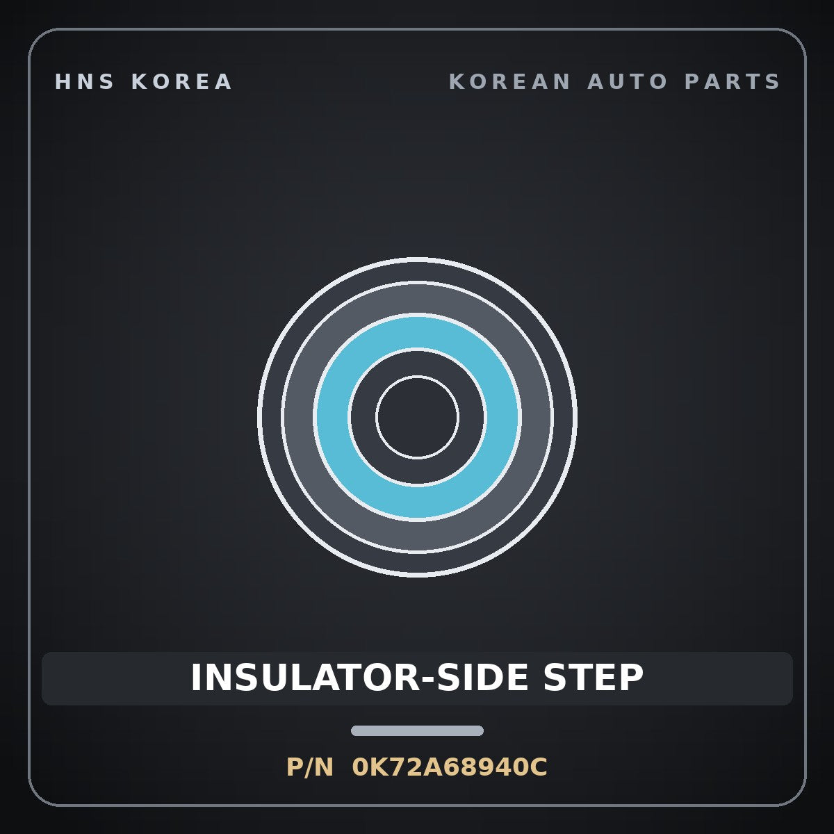 Genuine Mobis INSULATOR-SIDE STEP 0K72A68940C for Bongo 1996 HNS Parts Korea