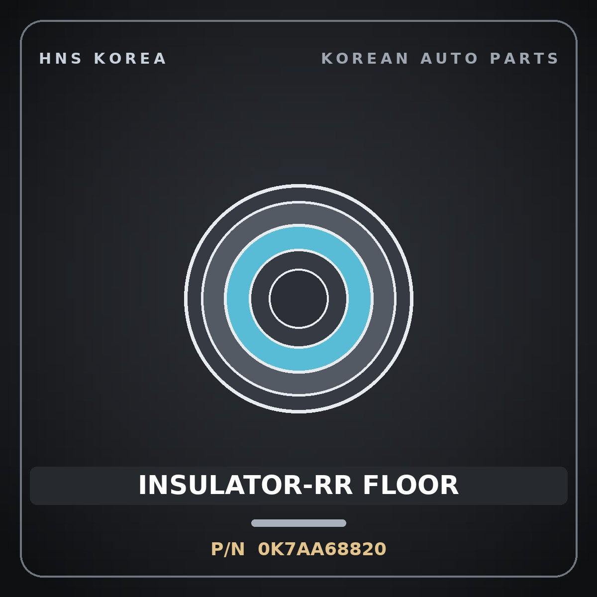 Genuine Mobis INSULATOR-RR FLOOR 0K7AA68820 for Bongo 1996 HNS Parts Korea